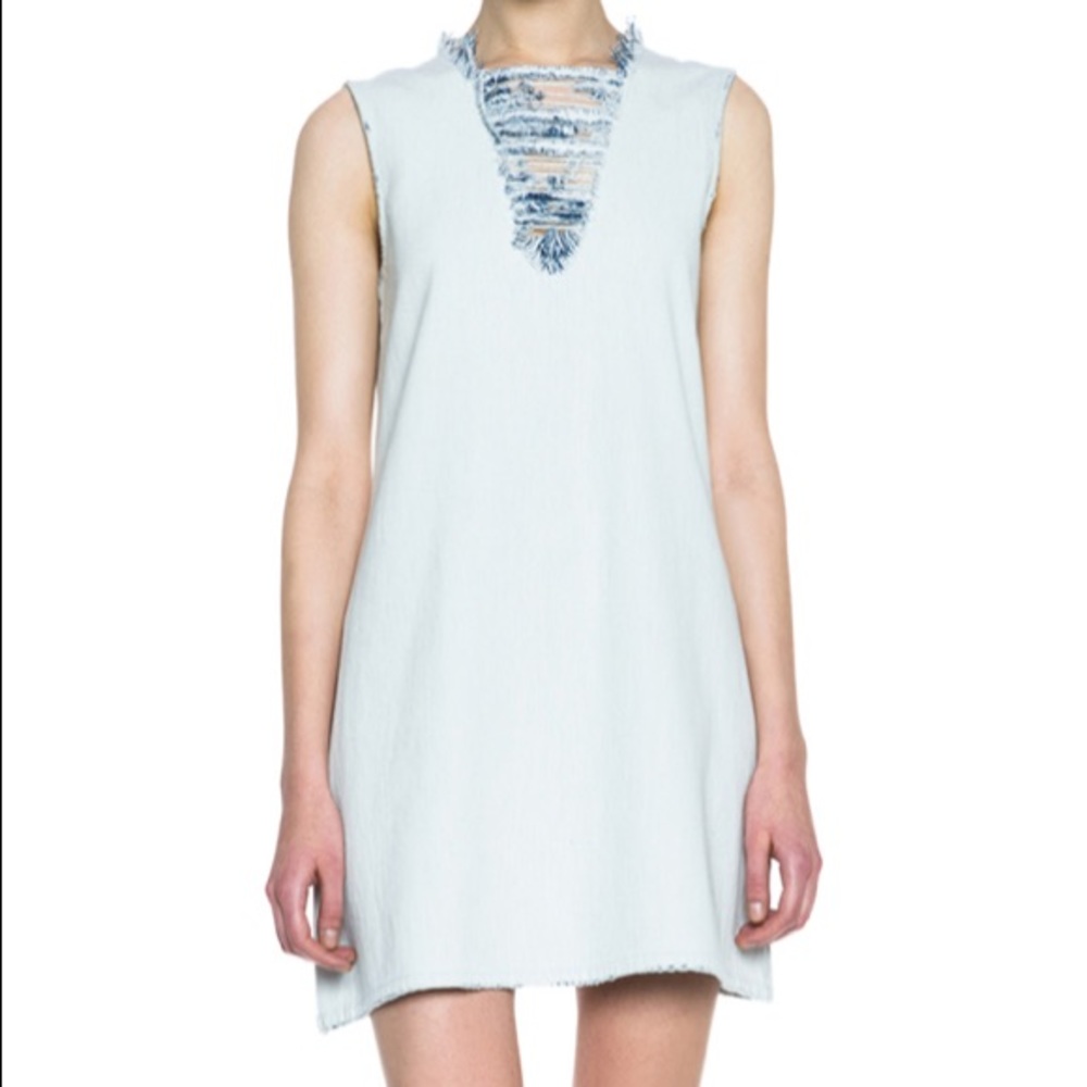 Theysken’s Theory mini denim dress.